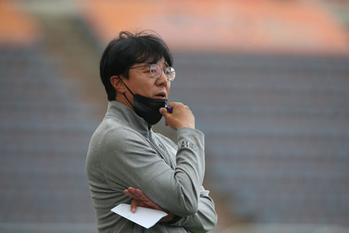 대전 감독 황선홍. 사진제공｜한국프로축구연맹