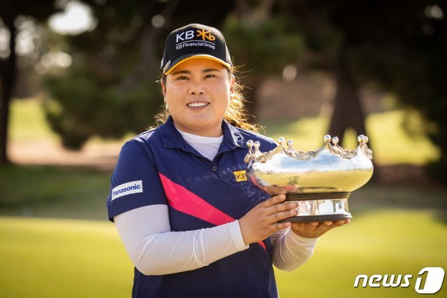 지난 2월 ISPS 한다 호주여자오픈에서 우승을 차지한 박인비. (Golf Australia 제공) 2020.2.16/뉴스1