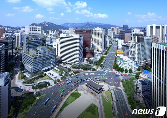 서울시 세종대로 사람숲길 조성사업(서울시 제공) © 뉴스1