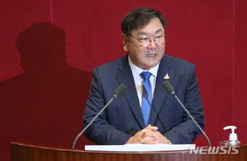 김태년 더불어민주당 원내대표. 사진=뉴시스