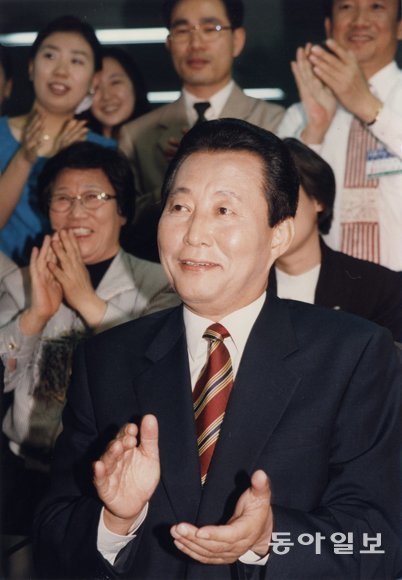 1998년 6월 4일 치러진 서울시장 선거에서 당선된 새정치국민회의 고건 후보. 동아일보DB