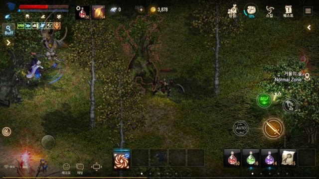 리니지M 플레이중인 광전사의 모습(출처=게임동아DB)