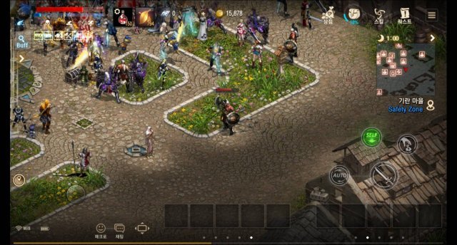 리니지M 플레이중인 광전사의 모습(출처=게임동아DB)