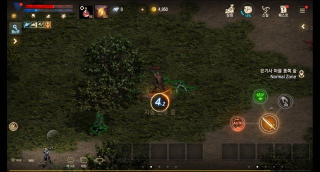 리니지M 플레이중인 광전사의 모습(출처=게임동아DB)