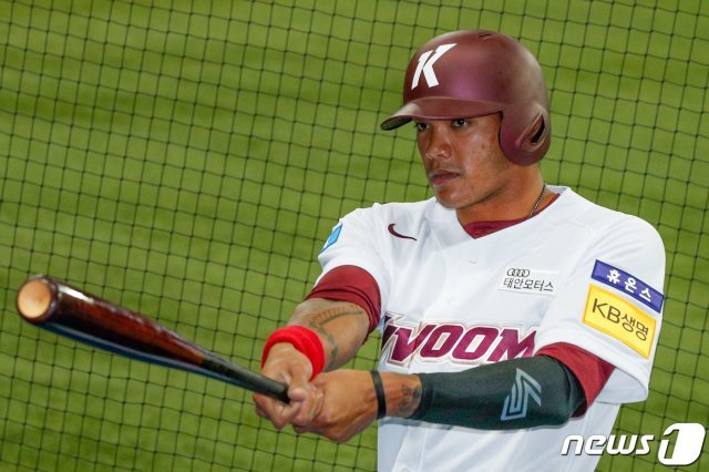 키움 히어로즈의 새 외국인 타자 에디슨 러셀. 2020.7.24/뉴스1 © News1
