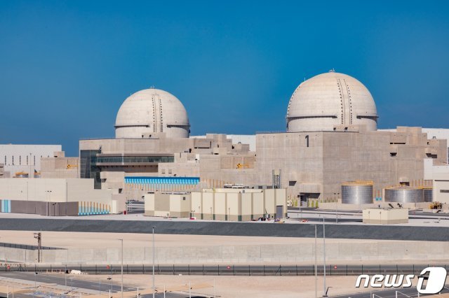 UAE 바라카 원전. (한국전력 제공) © 뉴스1