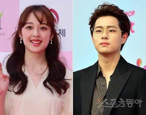 배우 김보라(왼쪽)-조병규. 스포츠동아DB