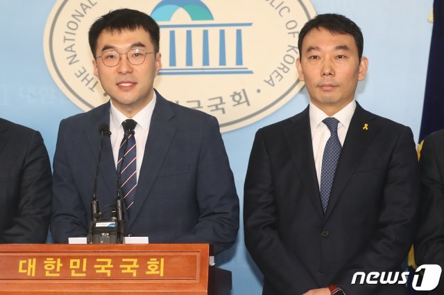 더불어민주당의 김남국(왼쪽)·김용민 의원. © News1