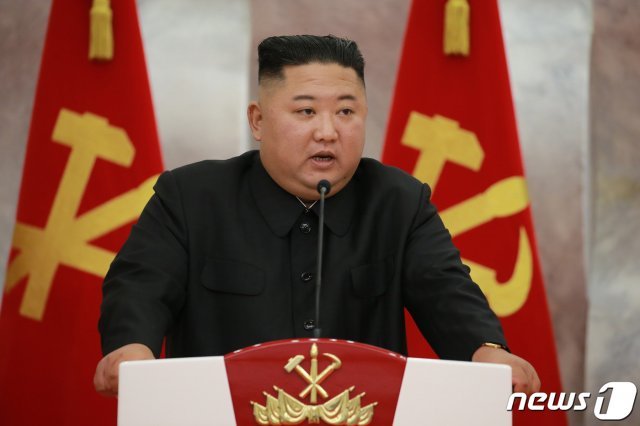 북한 김정은 국무위원장. (평양 노동신문=뉴스1)