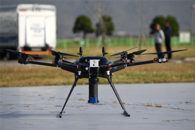 한국항공우주연구원이 개발한 재난치안용 멀티콥터 무인기 MC-3. 출처=과학기술정보통신부