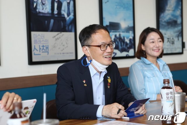 더불어민주당 당대표에 출마한 박주민 의원.2020.8.6© 뉴스1