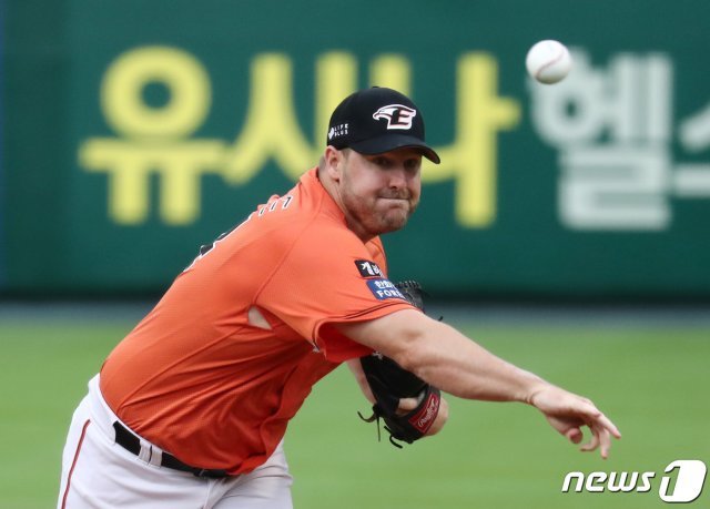 한화 이글스 선발 워익 서폴드 /뉴스1 © News1