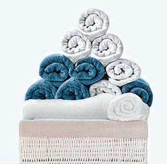 16kg 용량보다 수건을 +10장 더 건조할 수 있어요.*표준 코스, 장당 100g 수건 기준.