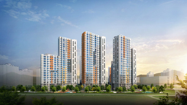 ‘화성봉담2 A-2블록 신혼희망타운’ 투시도