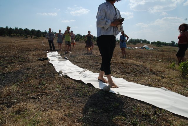 김주영 ‘쌀의 길’(2009), 불가리아에서 ‘노마딕 빌리지’ 프로젝트.