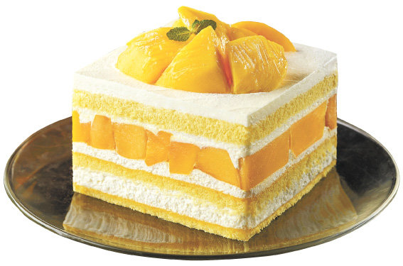 신라호텔의 ‘망고 쇼트 케이크’.