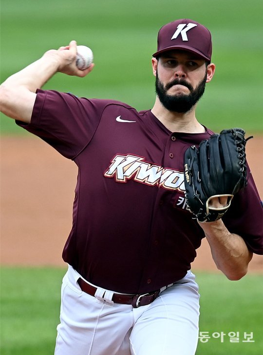 키움 투수 브리검. 동아일보DB