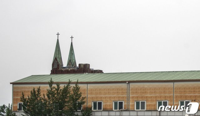 21일 서울 성북구 사랑제일교회의 첨탑. 2020.8.21/뉴스1 © News1