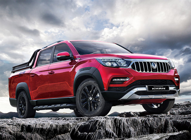 쌍용자동차가 오프로드 주행 기능을 강화해 7월 출시한 ‘렉스턴 스포츠 칸 다이내믹 에디션’. 쌍용자동차 제공