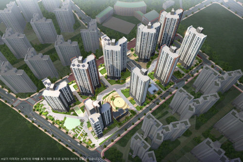 ‘행정타운 센트럴 두산위브’ 조감도