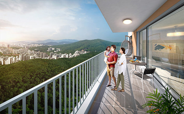 ‘부천 소사 현진에버빌’ 테라스