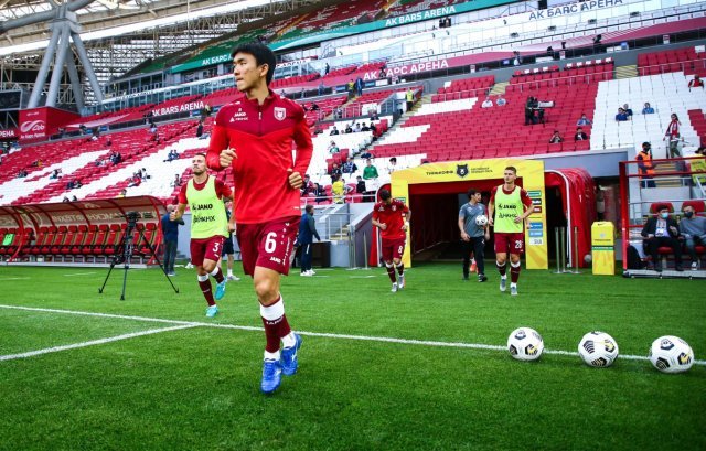 러시아리그 루빈 카잔의 황인범이 첫 풀타임 경기에서 어시스트를 작성해 무승부에 일조했다. (카잔 SNS)