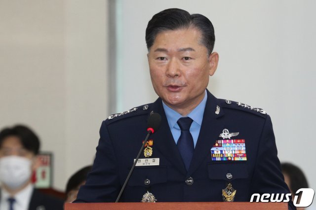 31일 차기 합참의장으로 내정된 원인철 공군 참모총장. 2020.7.28/뉴스1
