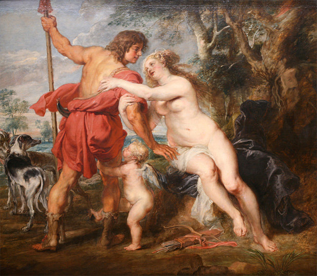 페테르 파울 루벤스, 비너스와 아도니스, 1635∼1638년경