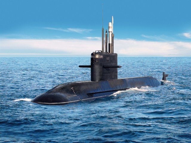 러시아 Amur 1650 잠수함. [러시아의 개방형 주식회사 United Shipbuilding Corporation]