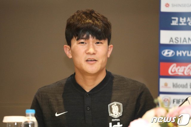 축구 국가대표팀 수비수 김민재. /뉴스1 © News1