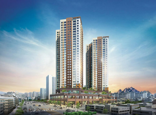 서울 은평구 지역주택조합 신규아파트 ‘대조더써밋’ 투시도