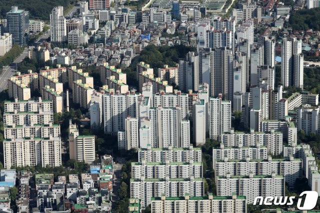 서울 시내 아파트 단지 모습. 2020.9.18/뉴스1 © News1