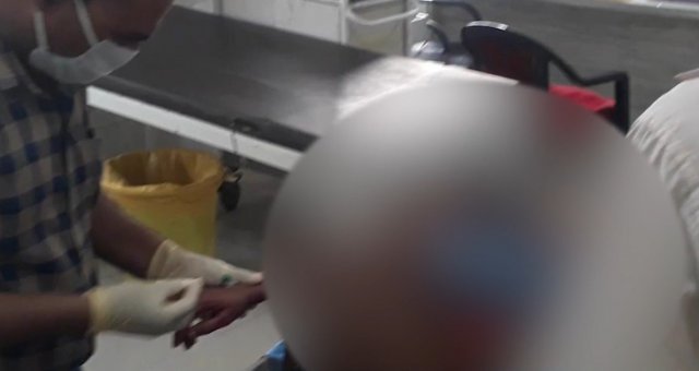 병원에서 치료를 받고 있는 산모 - 타임스오브인디아 갈무리