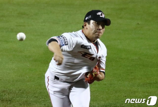 한화 이글스 불펜투수 강재민 © News1