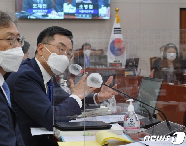 국정감사에서 질의하는 소병철 의원.(소병철 의원실 제공)/뉴스1 © News1