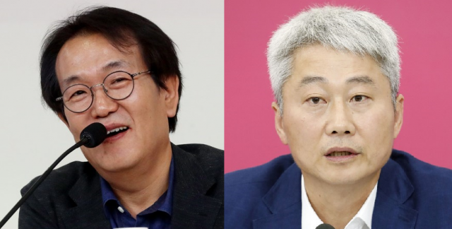 전우용 역사학자(왼쪽)와 김근식 경남대학교 교수. 사진=뉴시스