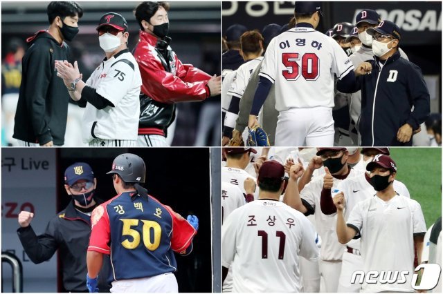 2020 신한은행 SOL KBO리그 상위권 경쟁이 치열하게 전개되고 있다. © 뉴스1