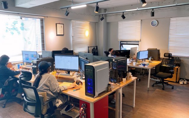 릭스스튜디오 사무실 모습, 출처: 릭스스튜디오