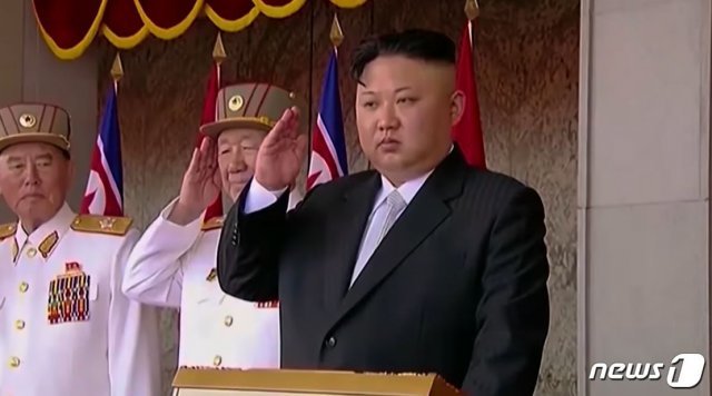미 전략사령부 홍보영상에 등장한 김정은 북한 국무위원장.(유튜브 캡처화면)