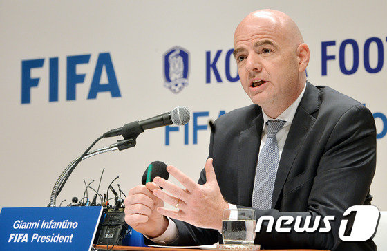 지아니 인판티노 국제축구연맹(FIFA) 회장. /뉴스1 © News1