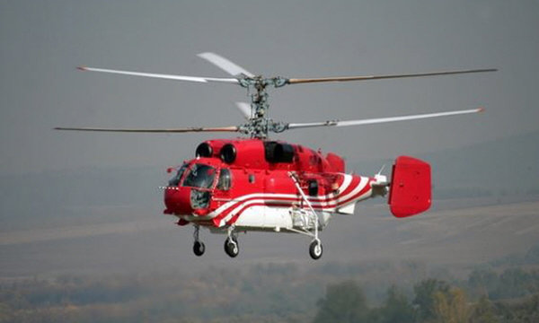 러시아제 Ka-32 동축반전식 헬리콥터. [러시안 헬리콥터스 정보부 홈페이지]