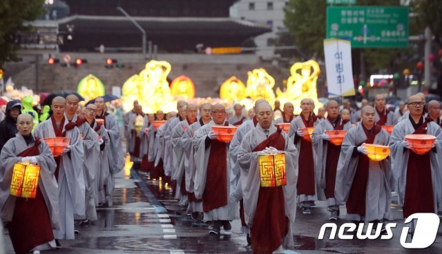 연등회 연등행렬./뉴스1 © News1