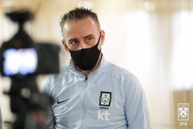 파울루 벤투 축구대표팀 감독이 카타르와의 평가전을 앞두고 출사표를 전했다. (대한축구협회 제공)