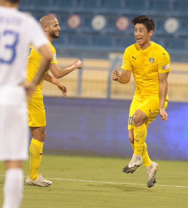 카타르 알 가라파의 구자철.(알 가라파 트위터 캡처) © 뉴스1