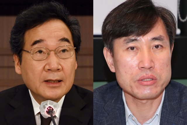 더불어민주당 이낙연 대표(왼쪽)과 국민의힘 하태경 의원. 사진=뉴스1