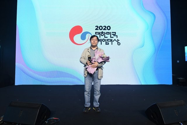 대한민국 게임대상 대상 넷게임즈 박용현 대표(제공=지스타조직위)