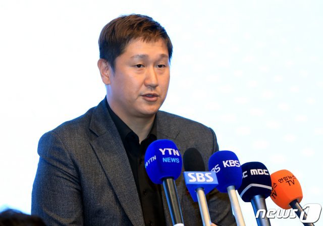 이대호 한국프로야구선수협회장. 2019.12.2/뉴스1 © News1
