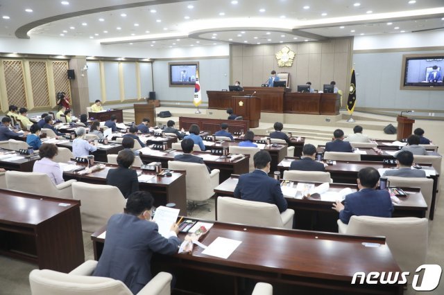 수원시의회 본회의 자료사진. © 뉴스1