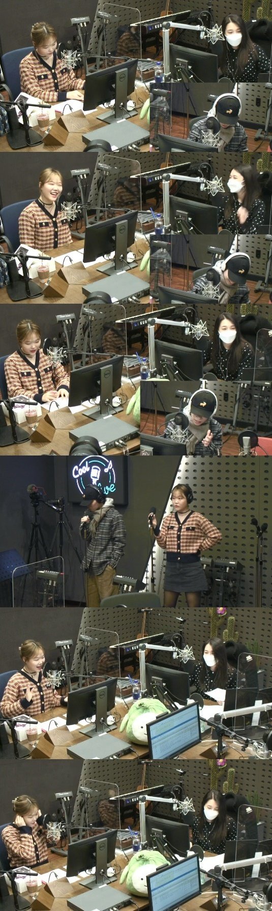 KBS 쿨FM ‘정은지의 가요광장’ 보이는 라디오 캡처
