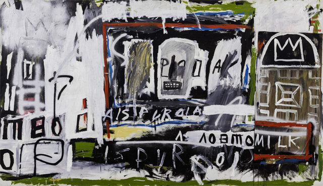 장미셸 바스키아의 초기 작품 ‘New York, New York’(1981년).